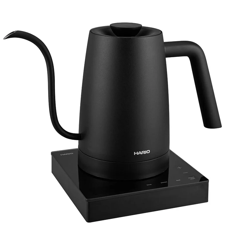 Hario Lyra Wasserkocher 800 ml Schwarz – Schwanenhals mit Temperaturregelung