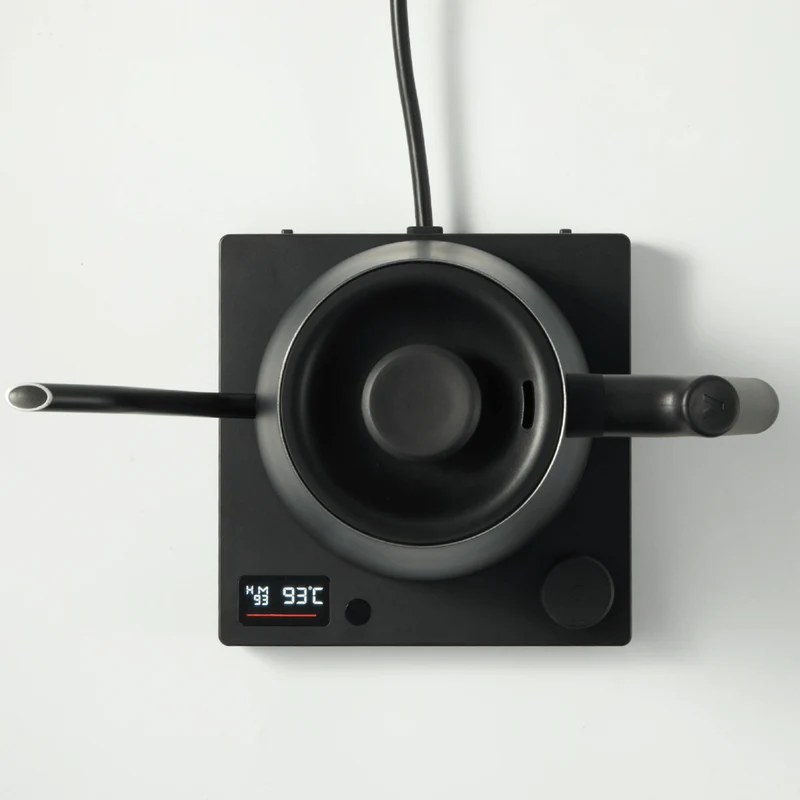 Varia AURA Wasserkocher 0,8 l mit Temperaturregelung, Schwarz