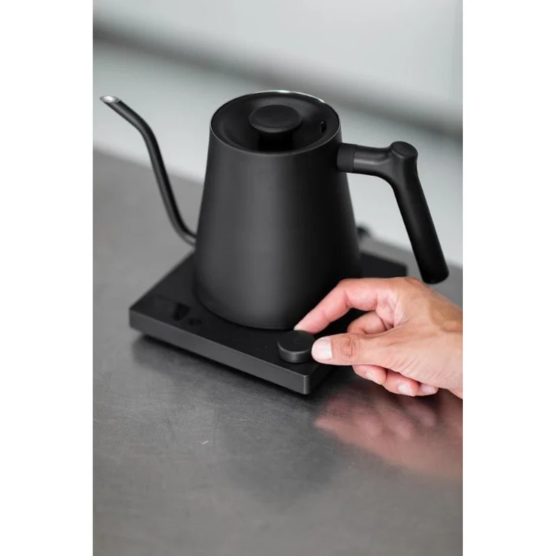 Varia AURA Wasserkocher 0,8 l mit Temperaturregelung, Schwarz