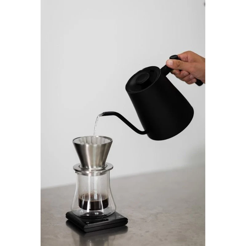 Varia AURA Wasserkocher 0,8 l mit Temperaturregelung, Schwarz