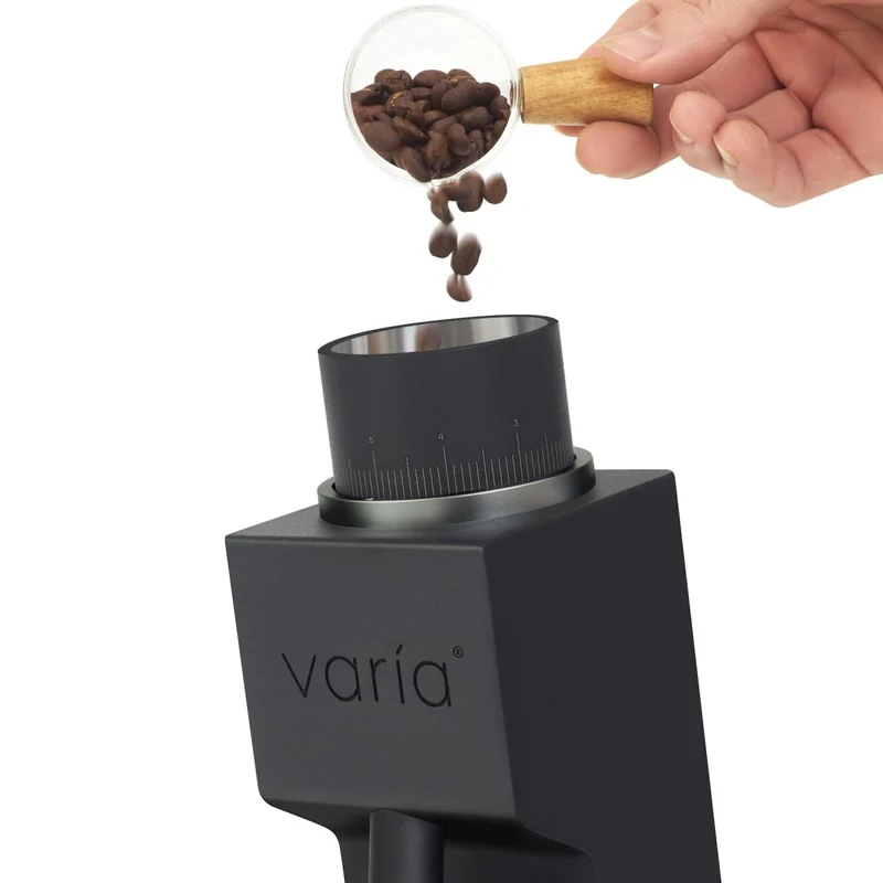 Varia VS3 (2. Generation) – Single-Dose-Kaffeemühle, Schwarz