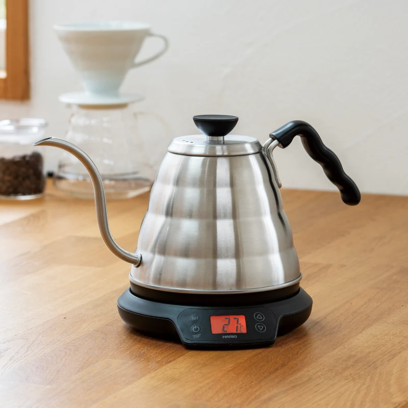 Hario V60 Power Kettle Buono mit Temperaturregelung – 0,8 l Wasserkocher