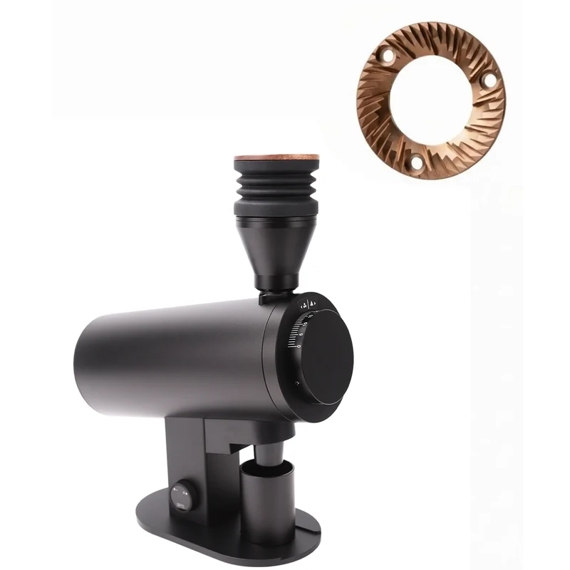 ROASTLY DF83V Red Ti – Single Dose Mühle mit variabler Drehzahl, Schwarz
