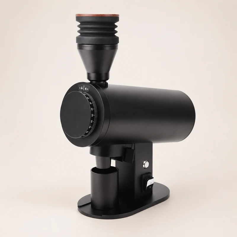 ROASTLY DF83V Red Ti – Single Dose Mühle mit variabler Drehzahl, Schwarz
