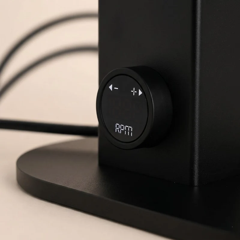 ROASTLY DF83V Red Ti – Single Dose Mühle mit variabler Drehzahl, Schwarz