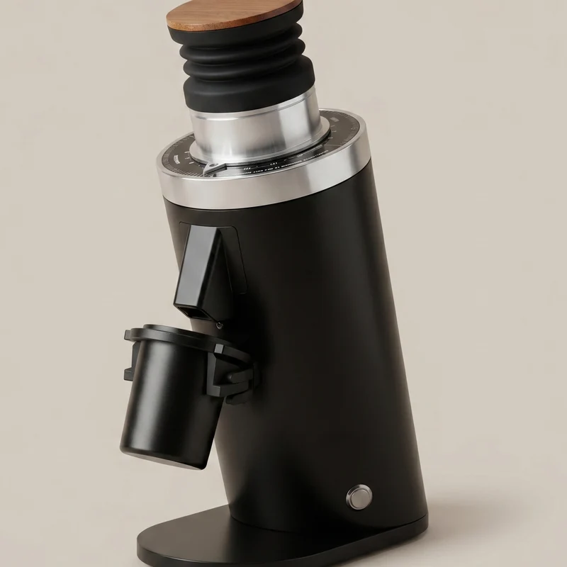 ROASTLY DF64 Red Ti Gen 2 V2.7 – Single Dose Mühle, Schwarz