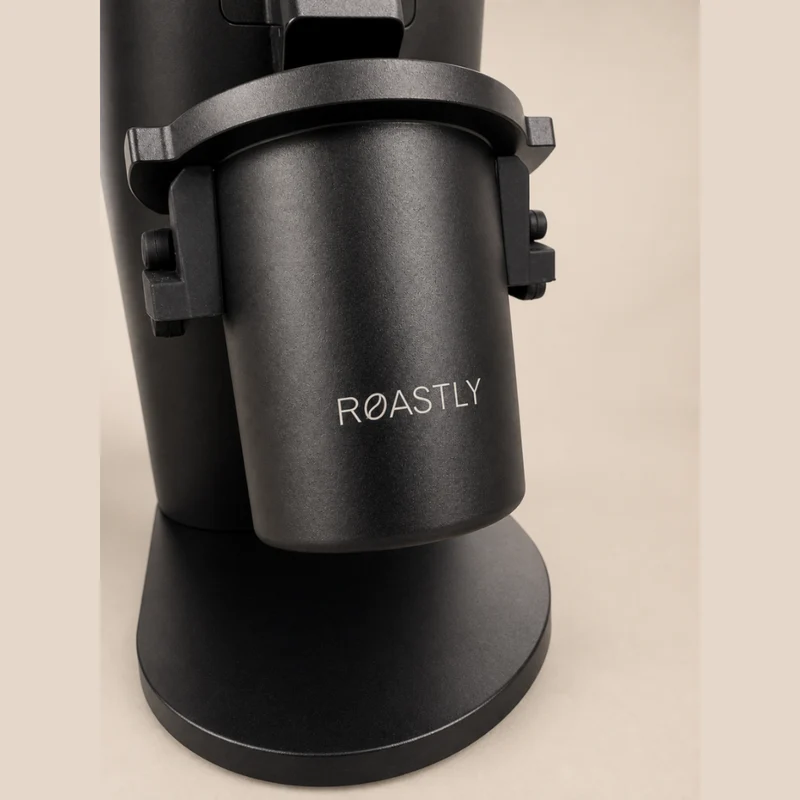 ROASTLY DF64 Red Ti Gen 2 V2.7 – Single Dose Mühle, Schwarz