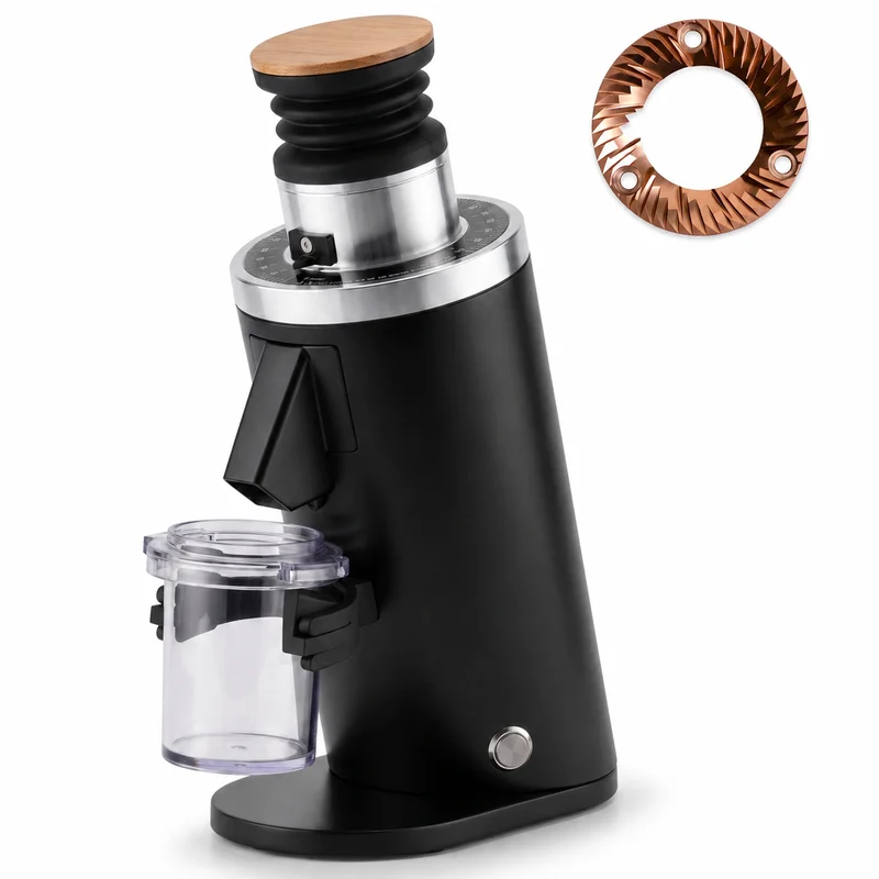 ROASTLY DF54 Red Ti Gen 4 – Single Dose Mühle, Schwarz