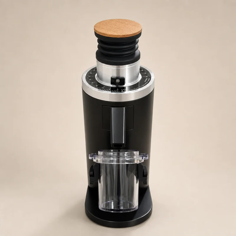 ROASTLY DF54 Red Ti Gen 4 – Single Dose Mühle, Schwarz