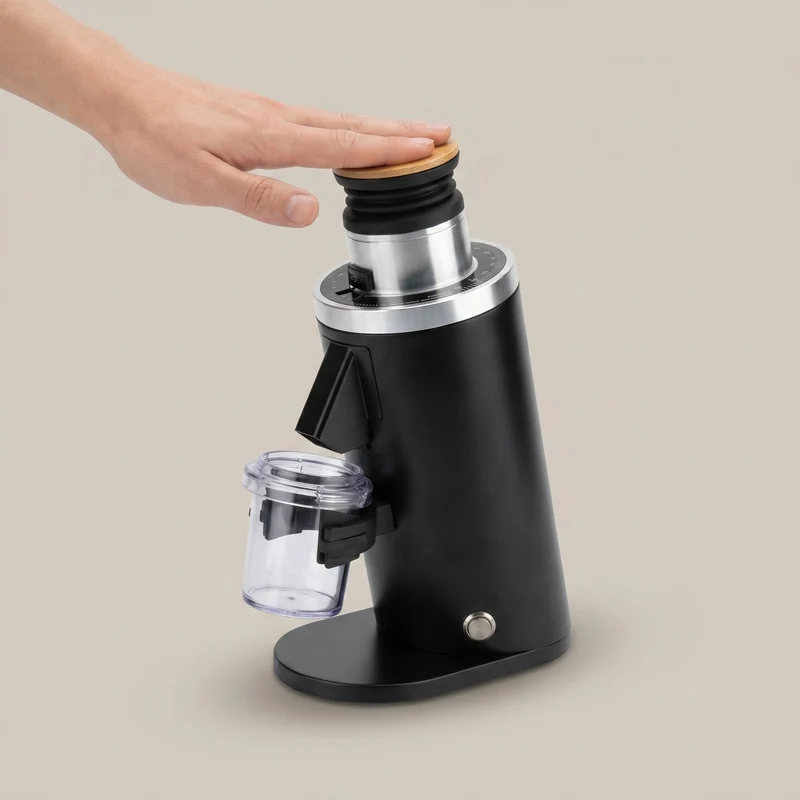 ROASTLY DF54 Red Ti Gen 4 – Single Dose Mühle, Schwarz