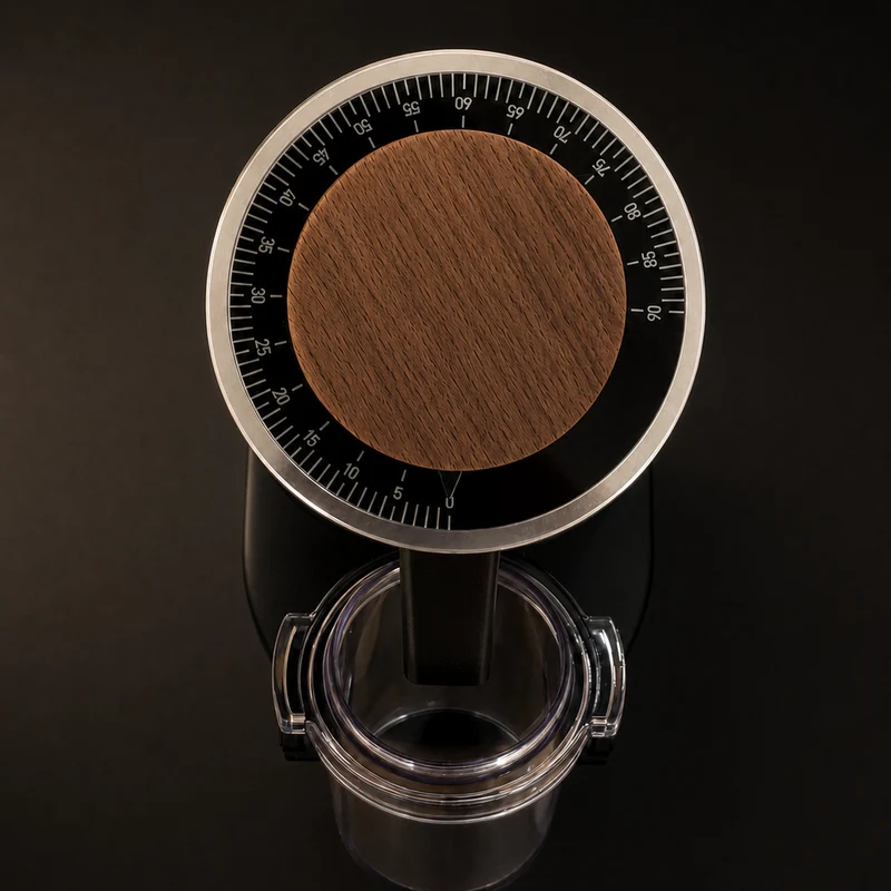 ROASTLY DF54 Red Ti Gen 4 – Single Dose Mühle, Schwarz