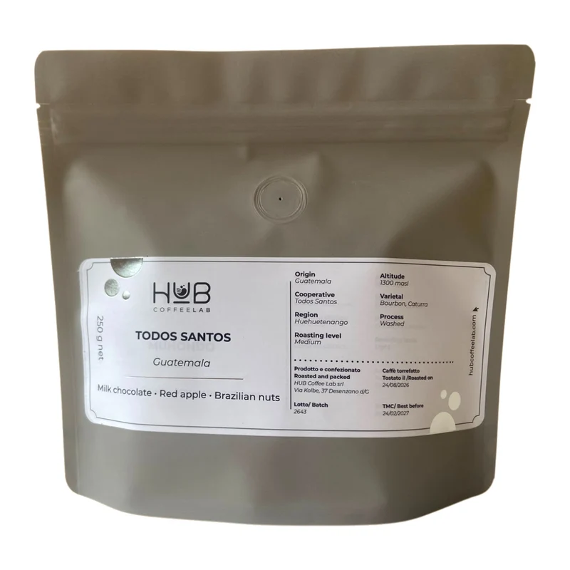 HUB Coffee Lab Guatemala Todos Santos – Single Origin, Milchschokolade und Nuss