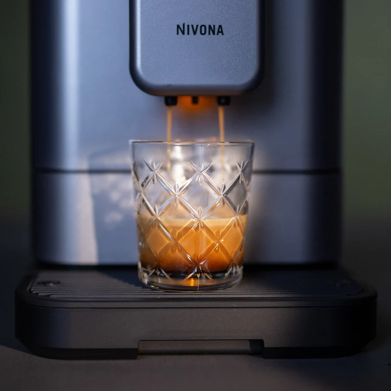 Nivona NIVO 8'117 Perlenblau – Kaffeevollautomat mit Nitro Coffee