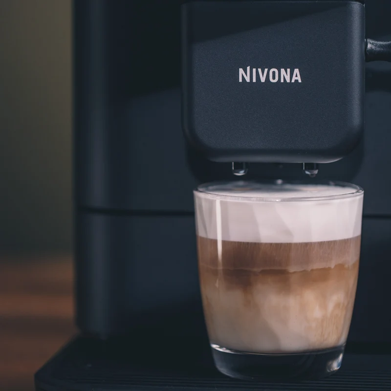 Nivona NIVO 8'111 Schwarz – Kaffeevollautomat mit Nitro Coffee