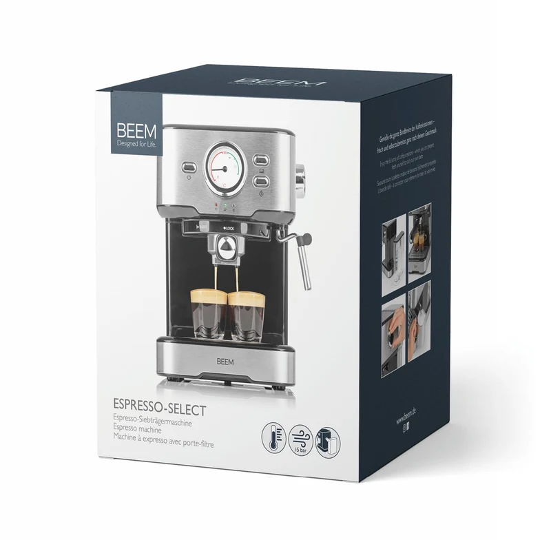 Espresso-Select Siebträgermaschine - 15bar
