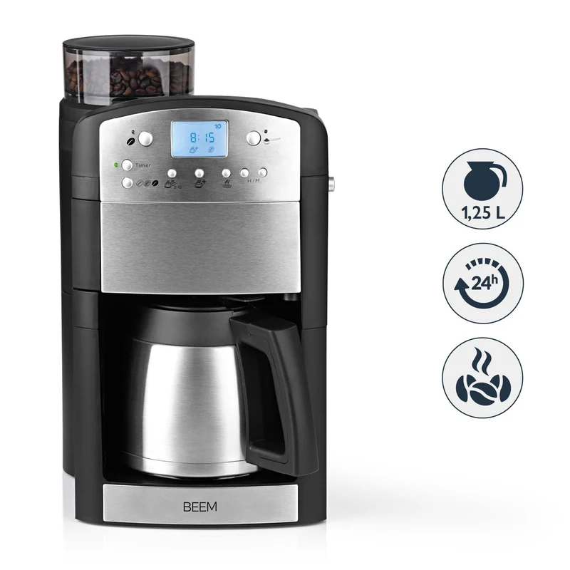 Fresh-Aroma-Perfect Filterkaffeemaschine mit Mahlwerk - Thermo