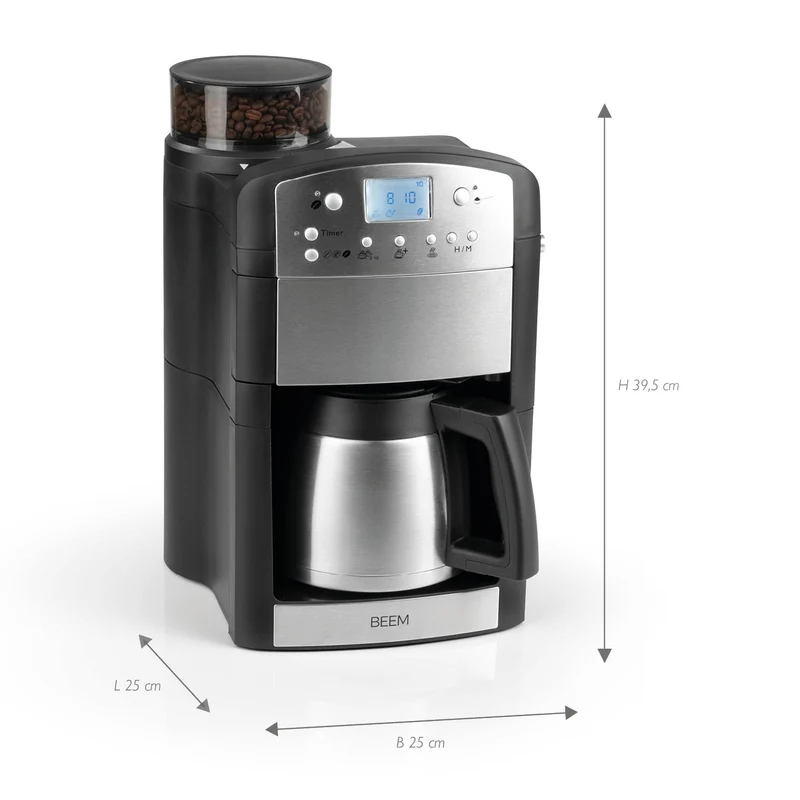 Fresh-Aroma-Perfect Filterkaffeemaschine mit Mahlwerk - Thermo