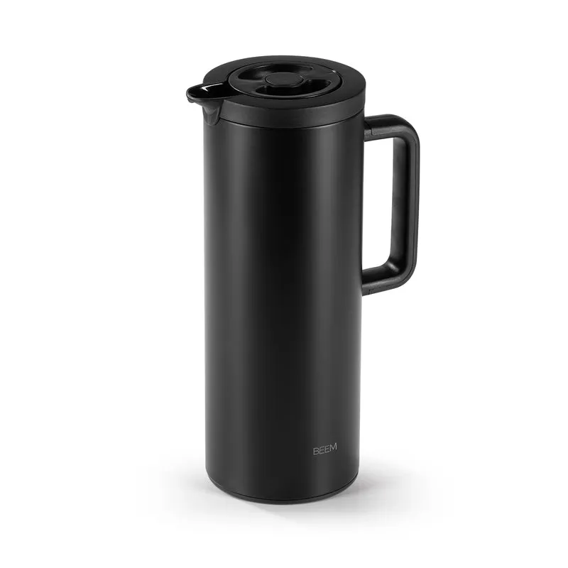 Isolierkanne 1L, Schwarz matt