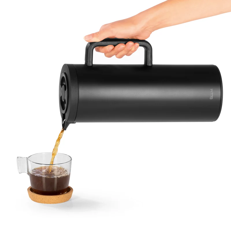 Isolierkanne 1L, Schwarz matt