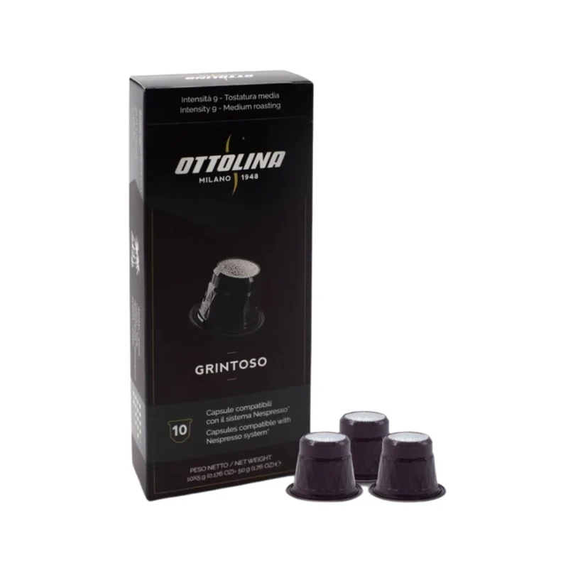 Grintoso Espresso Kapseln, Arabica & Robusta (10 Kapseln)