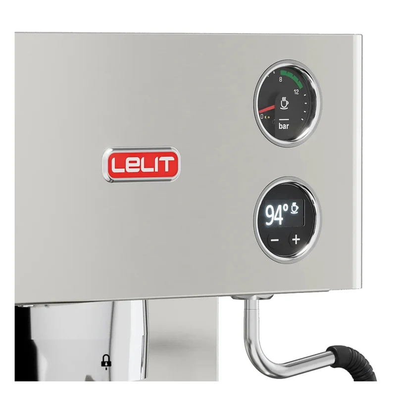 Lelit Kate PL82T – Siebträgermaschine mit Mühle und OLED-Steuerung