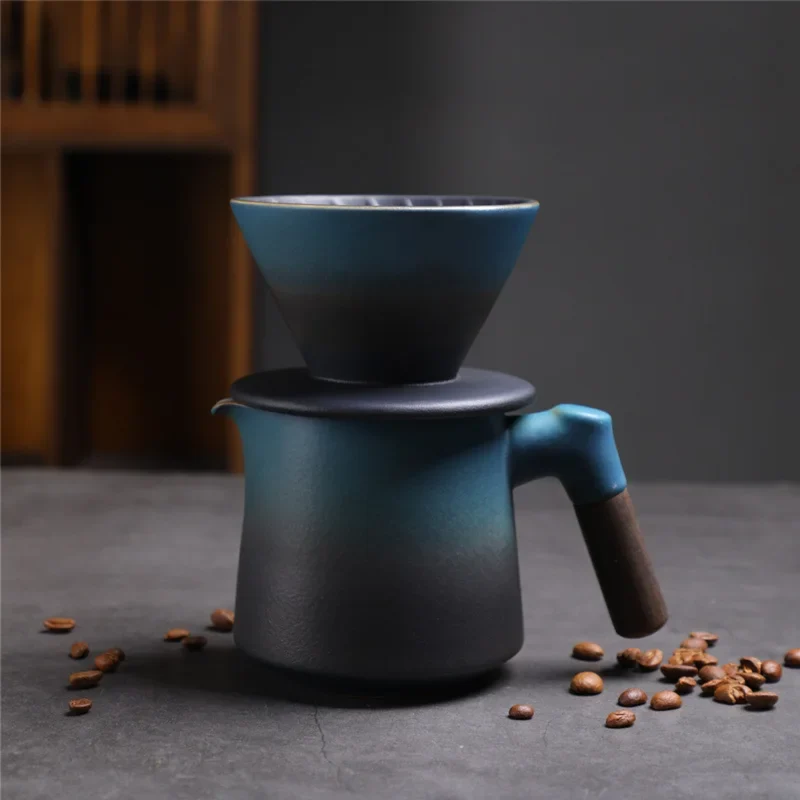Barista Space | Ceramic Dripper Set Mixed Color – 420ml (Assorted)