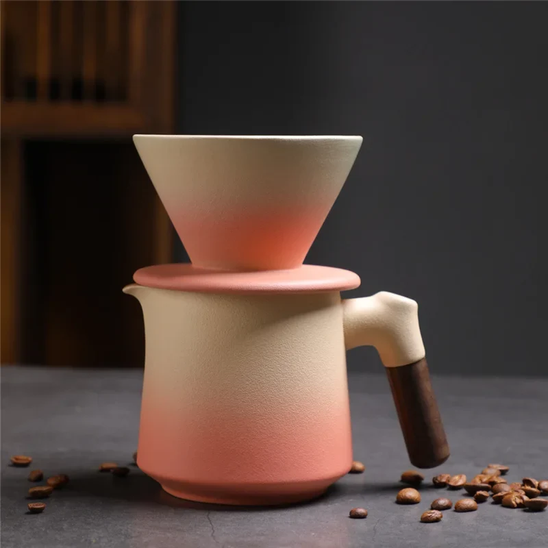 Barista Space | Ceramic Dripper Set Mixed Color – 420ml (Assorted)