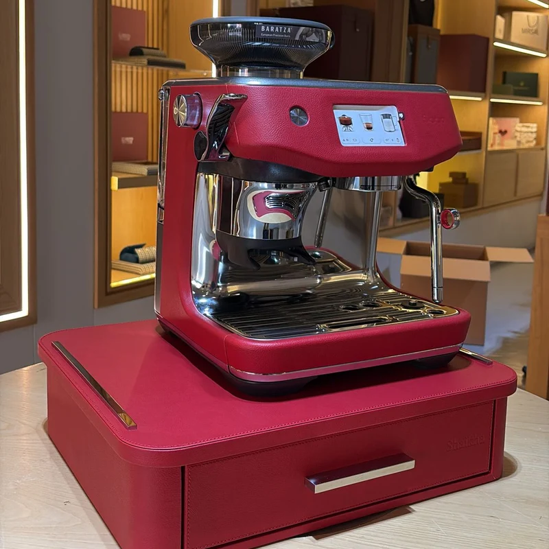 Sage Coffee Machine & Vinchento Organizer - Customized Leather (Pre-Order)