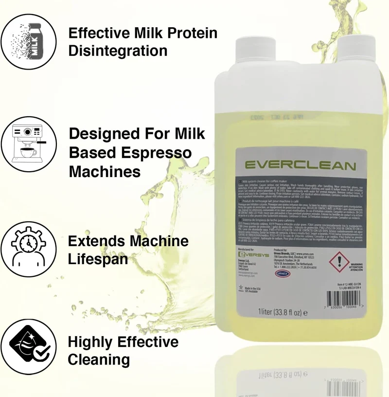 EVERSYS | EVERCLEAN MILK SYSTEM CLEANER FOR COFFEE MACHINE (3.LT)