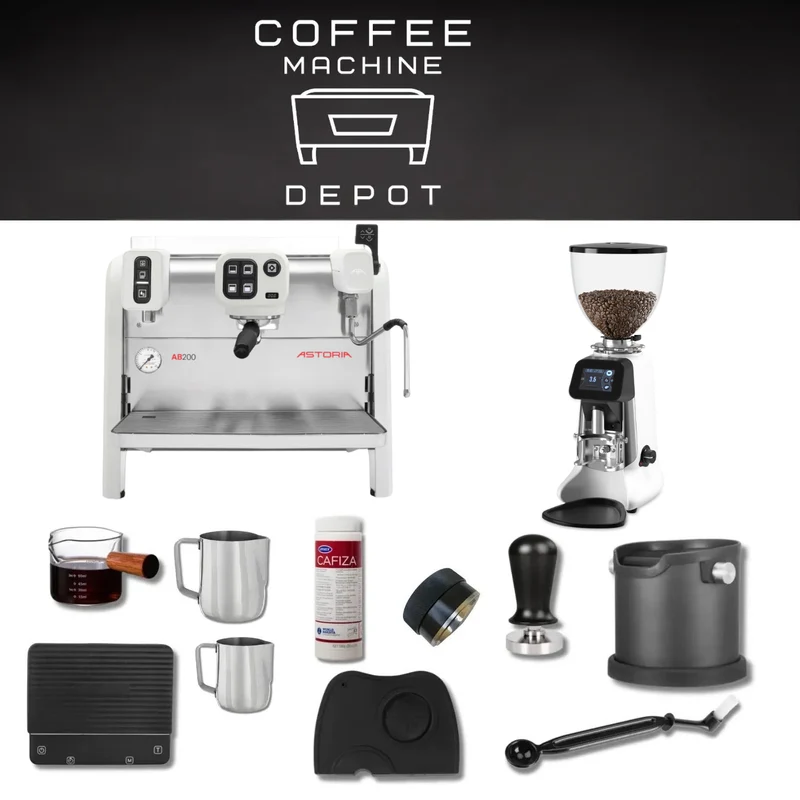 Astoria - AB200 1 Group with HeyCafe Buddy Bundle Package - White