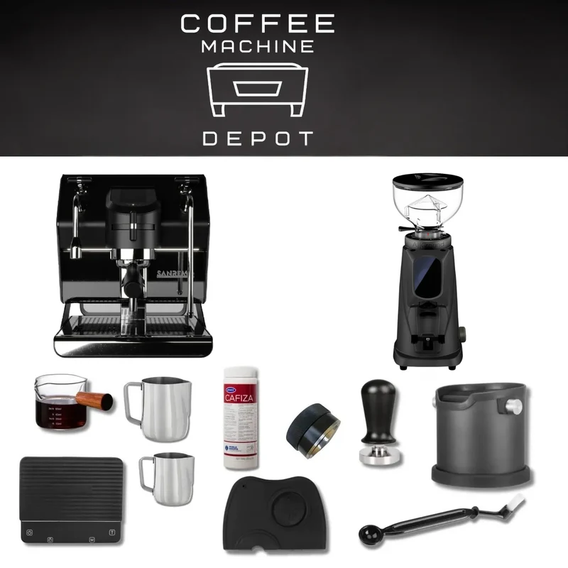 Sanremo YOU with Fiorenzato All Ground Sense Dark-T Bundle Package - Black