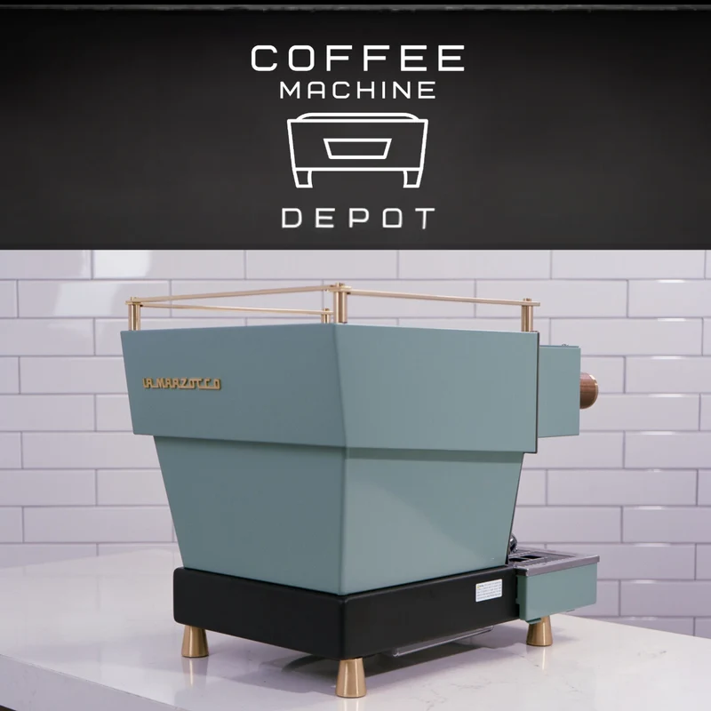 La Marzocco Linea Mini R - Soft Antique Green w/ Walnut & Brass