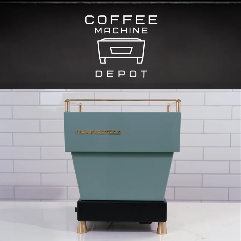 La Marzocco Linea Mini R - Soft Antique Green w/ Walnut & Brass