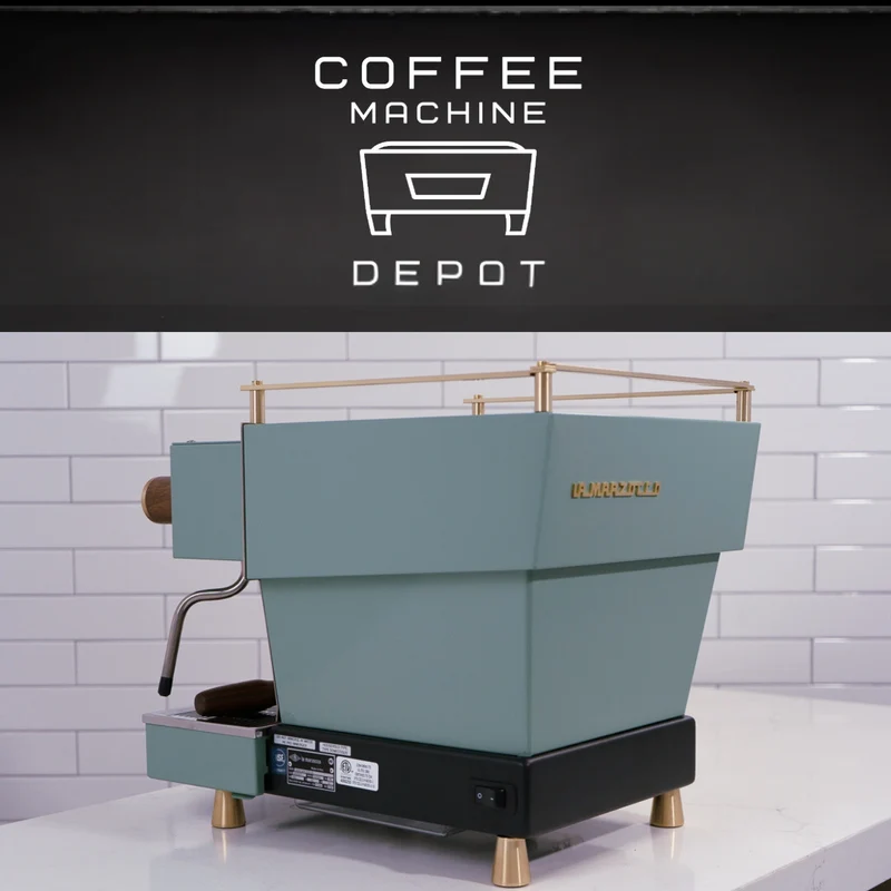 La Marzocco Linea Mini R - Soft Antique Green w/ Walnut & Brass