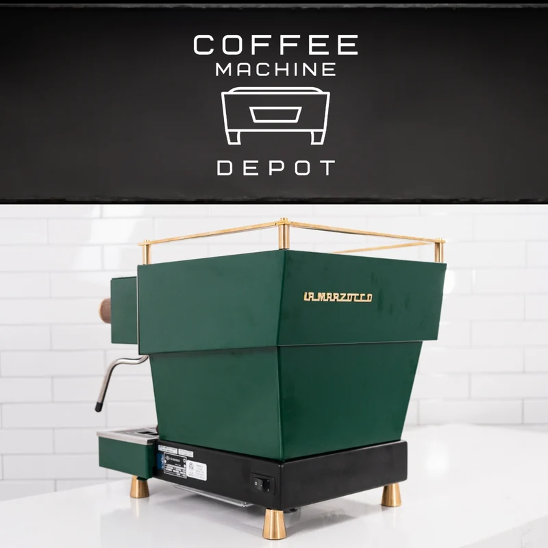 La Marzocco - Linea Mini R- Custom Hunter Green with Walnut & Brass Home Espresso Machine