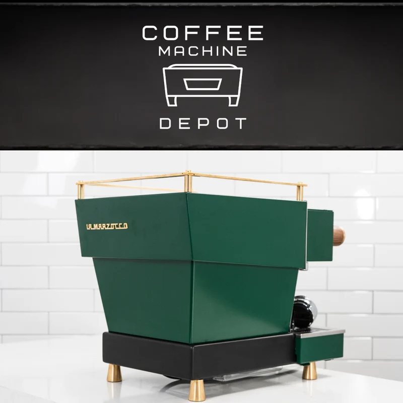 La Marzocco - Linea Mini R- Custom Hunter Green with Walnut & Brass Home Espresso Machine