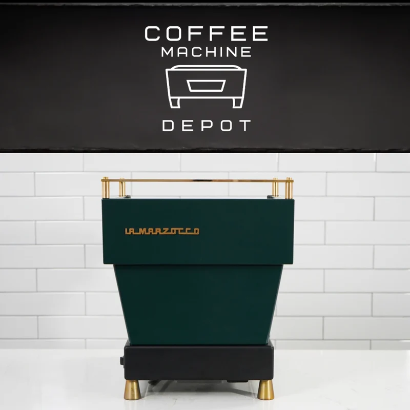 La Marzocco - Linea Mini R - Fully Custom Dark Forest Green with Brass & Wood