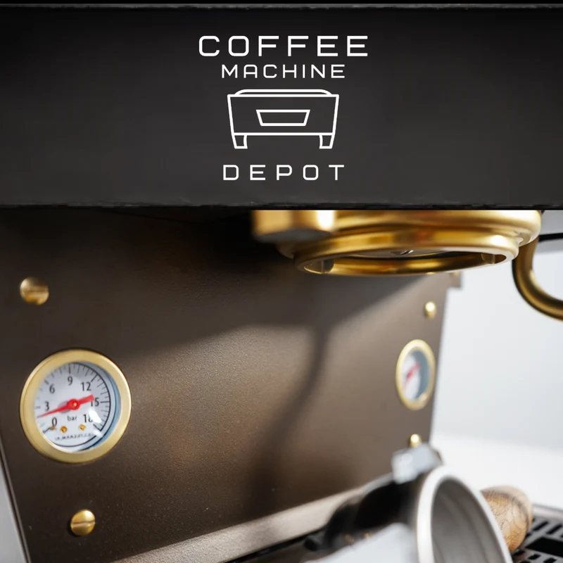 La Marzocco - Linea Mini R- Custom Metallic Bronze with Zebra Wood & Brass Home Espresso Machine