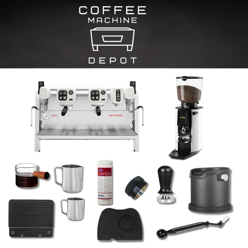 Astoria AB200 2 Group with Anfim Luna Bundle Package - White
