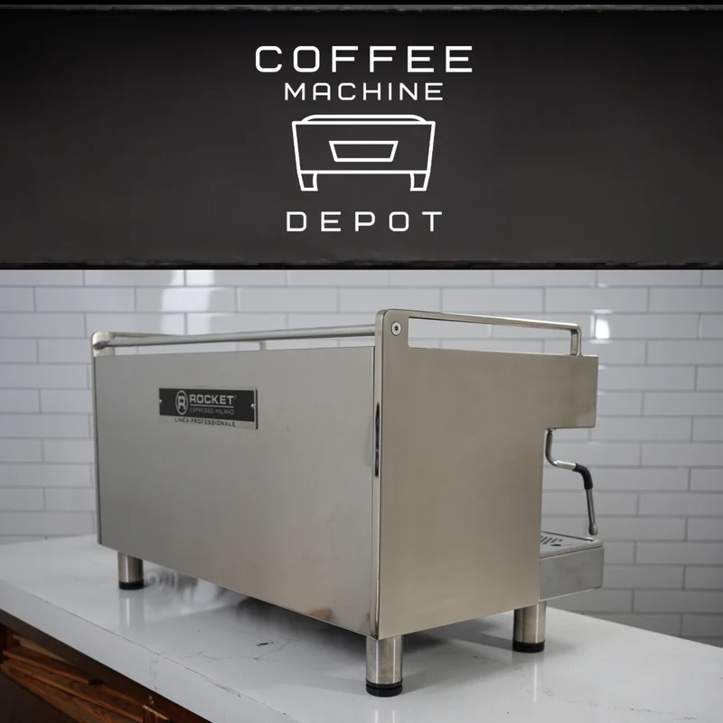 Rocket Boxer AV - 3 group with Shot Timer Commercial Espresso Machine