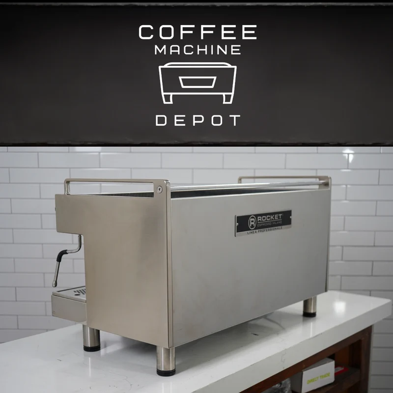Rocket Boxer AV - 3 group with Shot Timer Commercial Espresso Machine