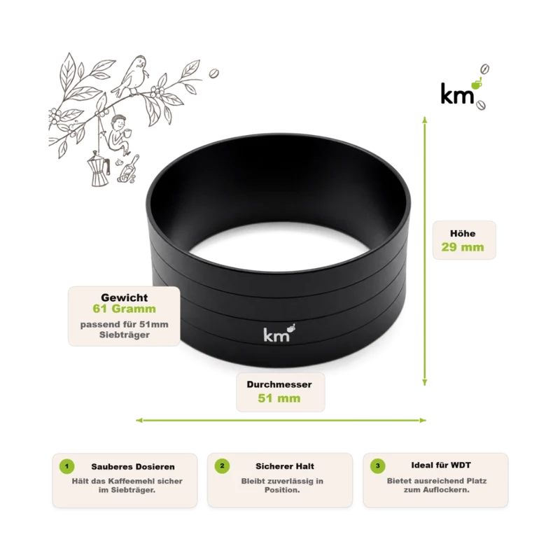 KM Dosierring 51 mm, magnetisch