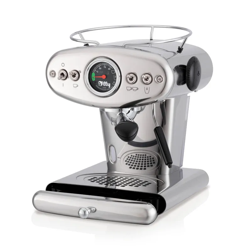 illy X1 Anniversary Edelstahl - Maschine für gemahlenen Kaffee und E.S.E.-Pads