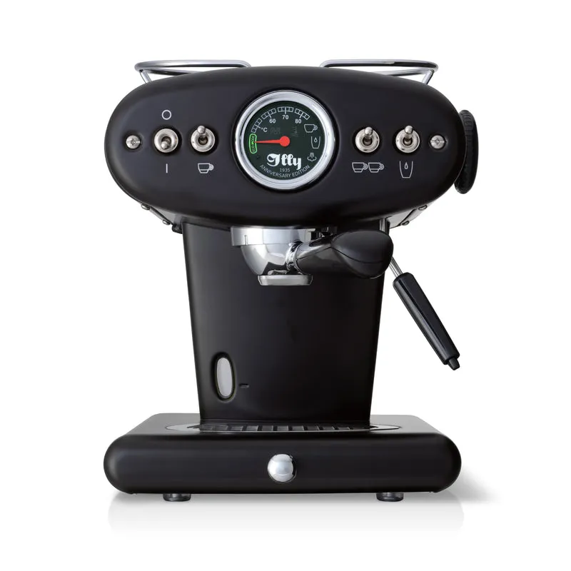 illy X1 Anniversary Schwarz - Maschine für gemahlenen Kaffee und ESE-Pads