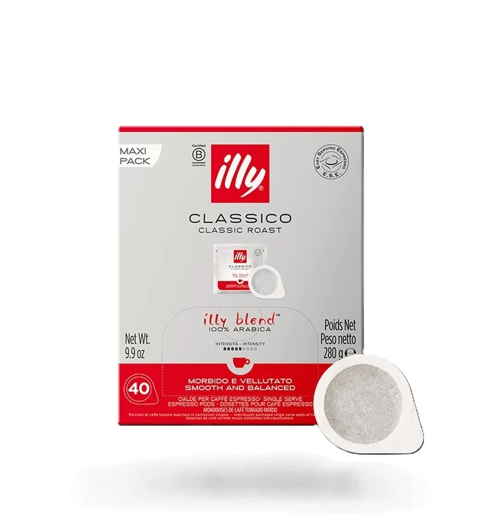 illy Classico Espresso 44mm ESE Pads 40 Stück je 7g