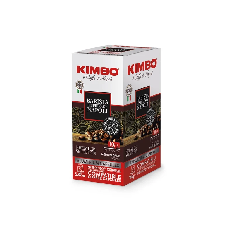 Kimbo Espresso Napoli Alu Kapseln 30 Stück a 5,5g, Nespresso-kompatibel*
