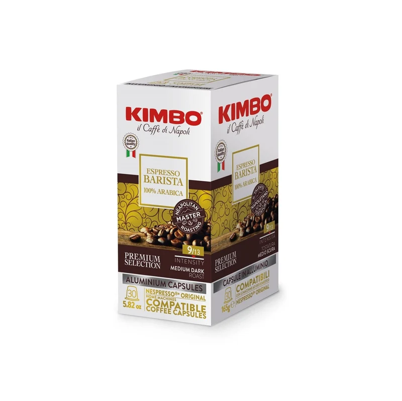 Kimbo Espresso Barista 100% Arabica Alu Kapseln 30 St. a 5,5g, Nespresso-kompatibel*