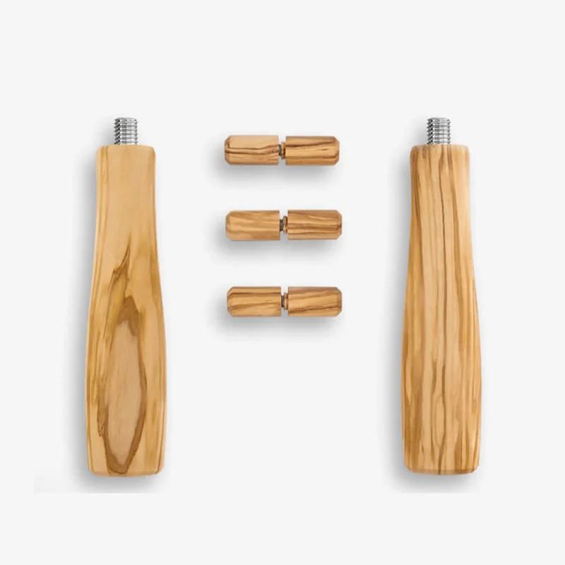 Sanremo YOU Umrüstkit aus Holz - Bedienhebel-Set + Seitenplatten