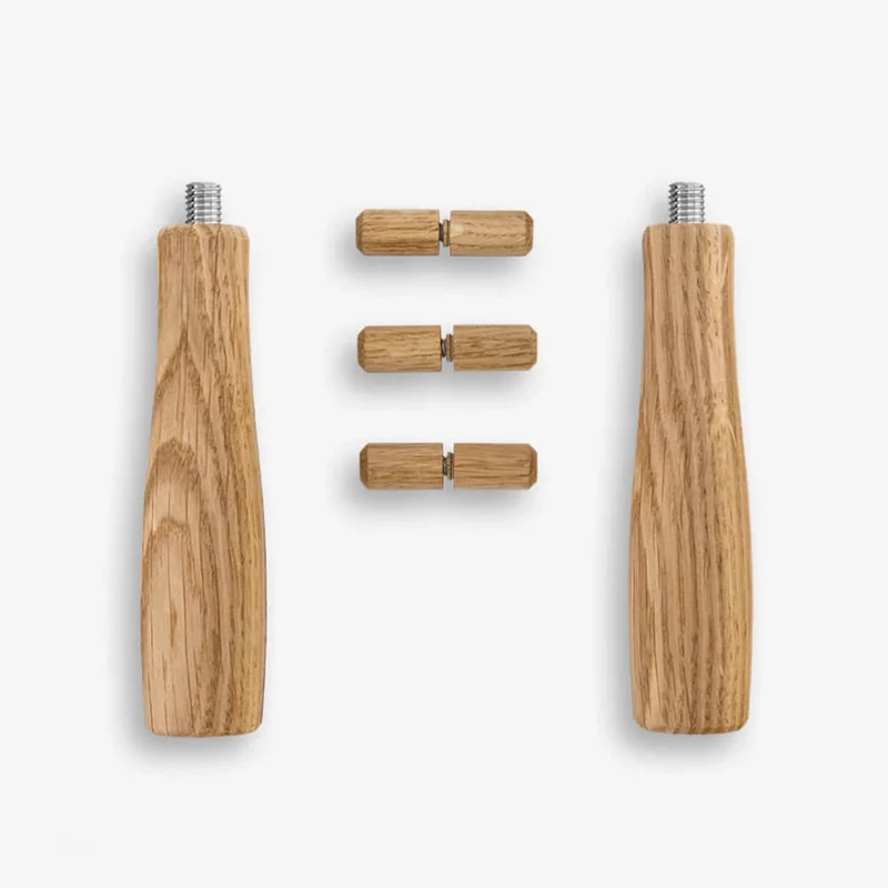 Sanremo YOU Umrüstkit aus Holz - Bedienhebel-Set + Seitenplatten