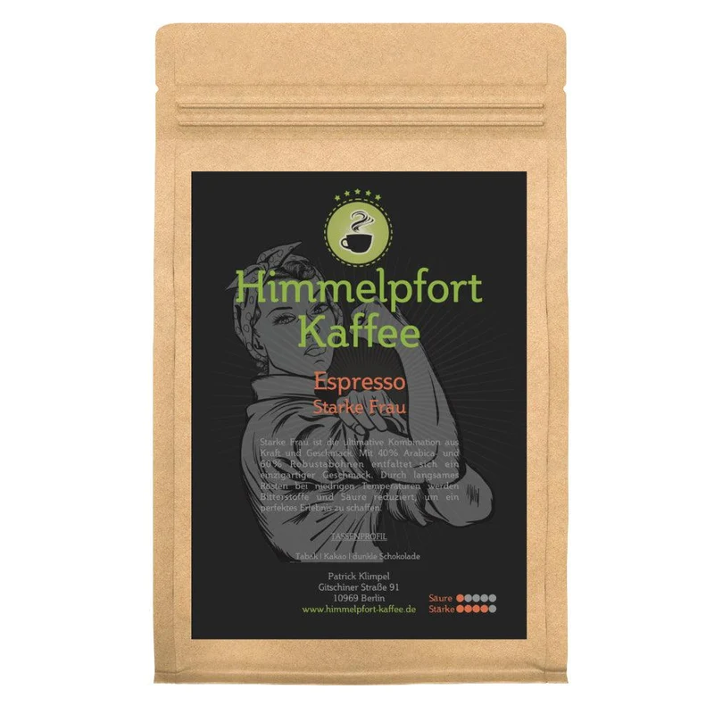 Espresso Starke Frau